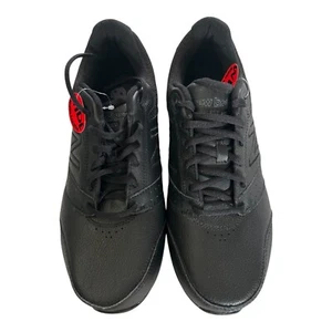 New Balance 928v2 WW928BK2 Mujer 9.5 Negro Cuero Caminar Correr Zapatilla Ancha - Imagen 1 de 9