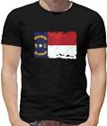 North Carolina Flag Mens T-Shirt - Raleigh - USA - State - Travel - Gift - Uni