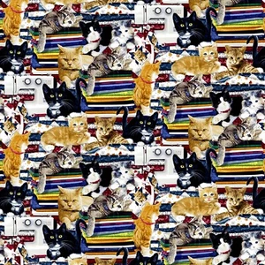 Henry Glass - Gatitos acolchados - Gatitos empacados - Azul medianoche, por comprar - Imagen 1 de 5