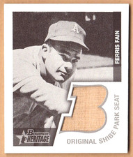 2001 Bowman Heritage / 1948 Reprints Relics #BHM-FF Ferris Fain [NM/MT] (1)