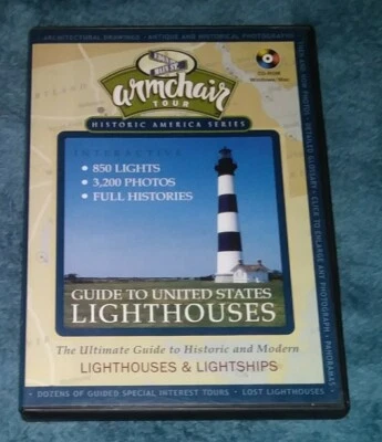 Lighthouses of United States PC CD Armchair Tour Guide Historic America Series - Image 1 of 3