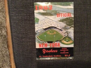 NY Yankees 1962 Fort Lauderdale spring training program. Excellent condition. - Picture 1 of 5