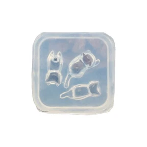 Unique Cats Shape Resin Mould Ear Studs Jewelry Pendants Making Silicone Mold - Picture 1 of 8