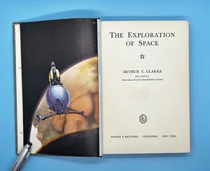 1951 The Exploration of Space Arthur C Clarke 1st Edition HC Harper & Brothers - Picture 1 of 4