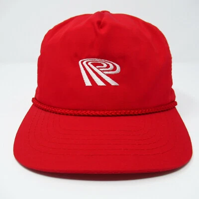 PCS Sales Otto Cap Red Rope Hat Vintage Farmer Snapback Logo Embroidered - Image 1 of 4