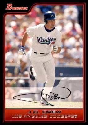 2006 Bowman  #119 J.D. Drew Los Angeles Dodgers - Image 1 of 2