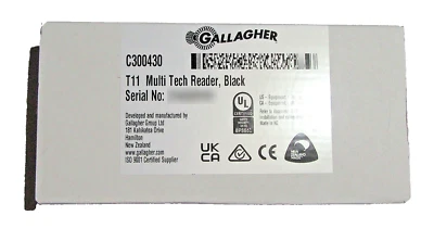 Genuine New Sealed Gallagher C300430 T11 Multi Tech Reader Black - Image 1 of 3