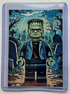 Tarjeta coleccionable Frankenstein edición limitada firmada por artista "La minifigura" 2/10 - Imagen 1 de 2