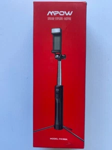 MPow 3-in-1 Wireless Selfie Stick Tripod Bluetooth Flash PA168A New - Fast Ship - Picture 1 of 6