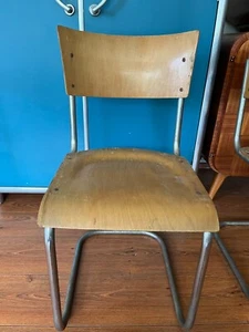 Original Thonet S43 Bauhaus Freischwinger Stuhl Stahlrohrstuhl Mart Stam - Bild 1 von 3