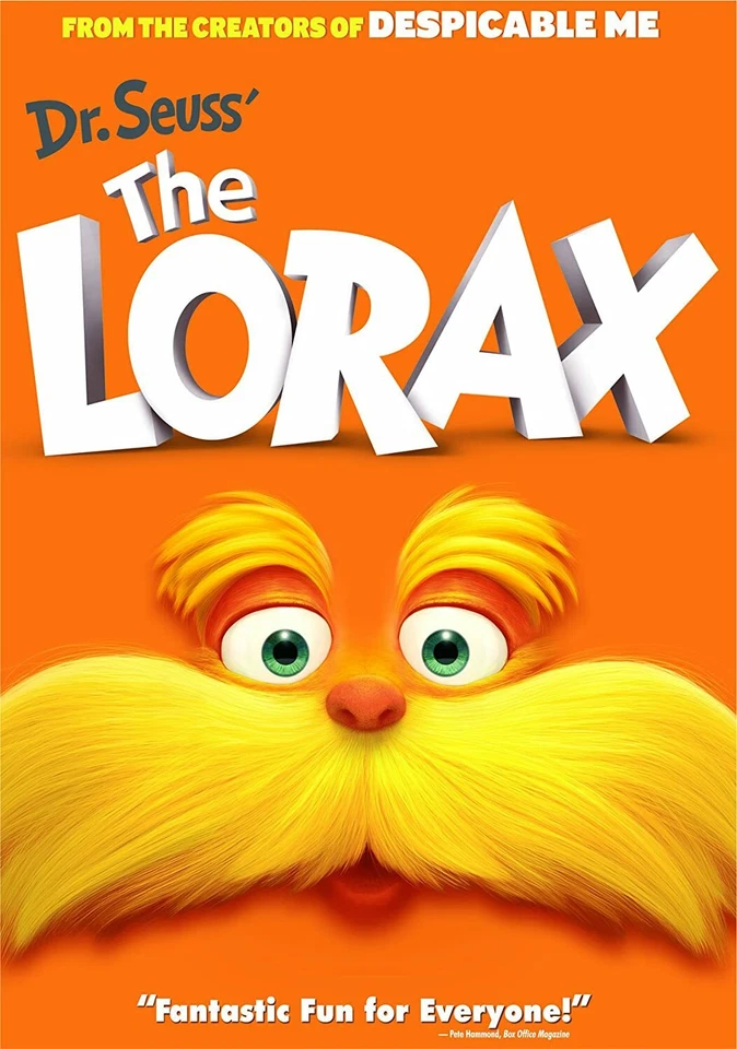 Dr Seuss The Lorax 2012 Movie DVD NEW Betty White & Taylor Swift & Zac Efron  - Image 1 of 1