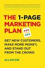 1 Page Marketing Plan Get New Customers Mak Allan