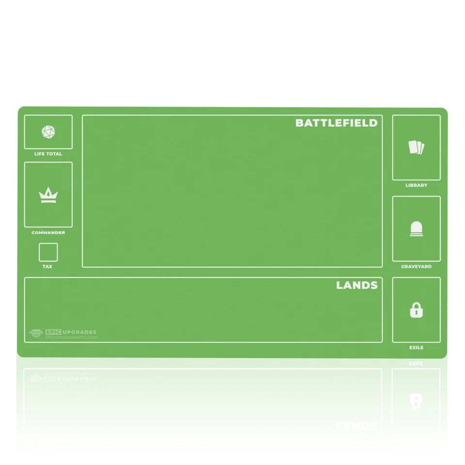 Alfombra de juego MTG para Commander Magic the Gathering Mat con zonas para jugador EDH Foto 1 de 4