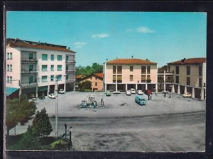 Cartolina Solignano Piazza Repubblica AUTO HD464 - Picture 1 of 2