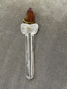 Daum France Pate De Verre Crystal Glass Dagger / Paperweight w/ Viking Handle - Picture 1 of 12