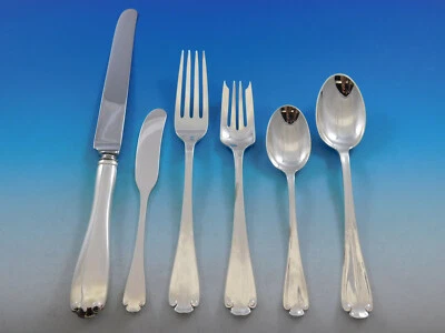 Flemish by Tiffany and Co Sterling Silver Flatware Set Service 36 pieces Dinner - Image 1 of 4