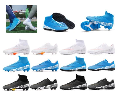 MARKENLOS Herren Fußballschuhe AG Stollen Nocken Fussball Stiefel Outdoor Sneaker Schuhe