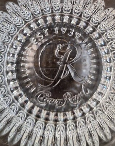 Crown Royal Ribbed Base Rocks Glasses Limited Edition (Set Of 2) EST 1939 - Picture 1 of 5