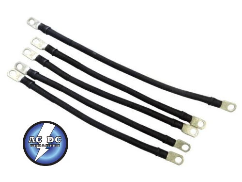 6 Awg HD Golf Cart Battery Cable 5 pc Set E-Z-GO TXT 94 & UP U.S.A MADE