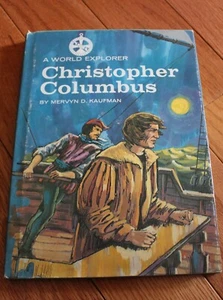 OOP Living Book World Explorer Christopher Columbus by Mervyn Kaurfam HB DJ NICE - Picture 1 of 6