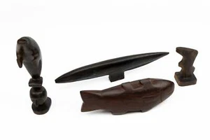 Colección de esculturas de madera de cocobolo talladas a mano - Imagen 1 de 11