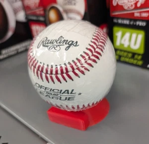2-Pack Baseball Holder Display Stand Round 1/2" tall Autograph Trophy Stand - Picture 1 of 5