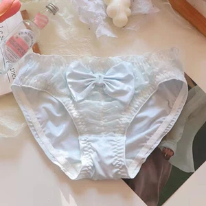 Lolita Sweet Girls Bow Panties Briefs Japanese Cute Underwear School Underpants - Picture 1 of 6