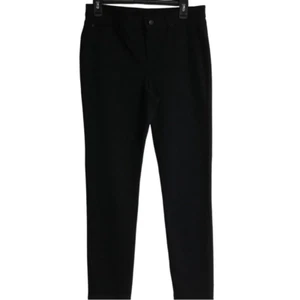 Chico’s pants Size 4 zipper button front closure faux pockets charcoal gray - Picture 1 of 6