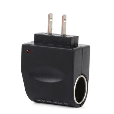 AC 110V-220V US Stecker Auf DC 12V Auto KFZ Zigarettenanzünder Adapter Konverter - Bild 1 von 4