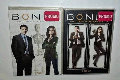 Bones The Complete First & Second Season DVD Set 2009 Twentieth Century Fox NEW Foto 1 de 4