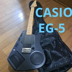 Casio EG-5 Negro EleKing Guitarra Cassette Speake 257243G - Imagen 1 de 7