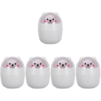  5 Pieces Tischmuelleimer Abfalltonne Mit Deckel Dekorative Müll Kann Schöner - Bild 1 von 4