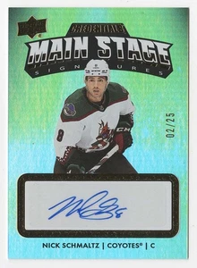 2022-23 Credentials Main Stage Signatures Autograph Gold Nick Schmaltz 02/25 - Picture 1 of 1