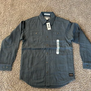 Duluth Trading Co. Sakko Herren S dunkelblau Feuerwehrhose Flanell gefüttert Passform Limber - Bild 1 von 8