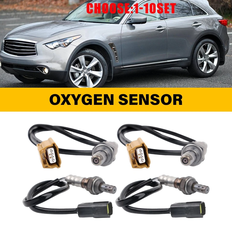Upstream+Downstream Oxygen Sensor For 2011 2012 2013 INFINITI G37 M37 3.7L 4-20X - Image 1 of 4