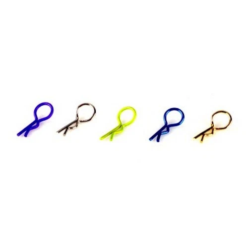 Integy EXM8216 Bent Up Body Clips, Assorted Colors (5) - Image 1 of 1