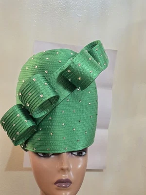 ladies Green dress hats harrierosebud  - Image 1 of 4