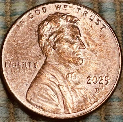 ⚜️⚜️2025 D/D Lincoln Penny with a Incredible DDO/DDR errors On Date, USA Etc - Image 1 of 4