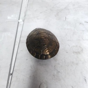 Messing Schildkrötenpanzer Briefbeschwerer - Bild 1 von 3