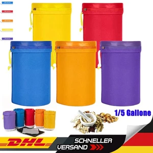 5er-Bubble Bags 1/5-Gallone Grow Eis Hash Kräuter Presssieb Extraktion Set Siebe - Bild 1 von 26