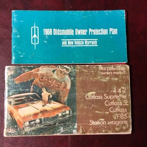1968 OLDSMOBILE CUTLASS + 442 OWNERS MANUAL + WARRANTY GUIDE ALL MODELS - Picture 1 of 8