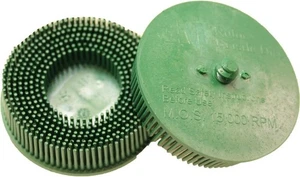 3M 07524 2" 50 Grit Scotch-Brite Roloc Bristle Disc Pack of 2 - Picture 1 of 1