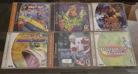 Dreamcast lot,Jet Grind Radio,,Crazy Taxi, Zombie Revenge,Sports, see photos.