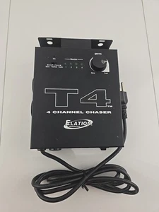 Elation Professinal T4 4 Kanal Chaser DJ Beleuchtung Equipment - getestet und funktioniert - Bild 1 von 6