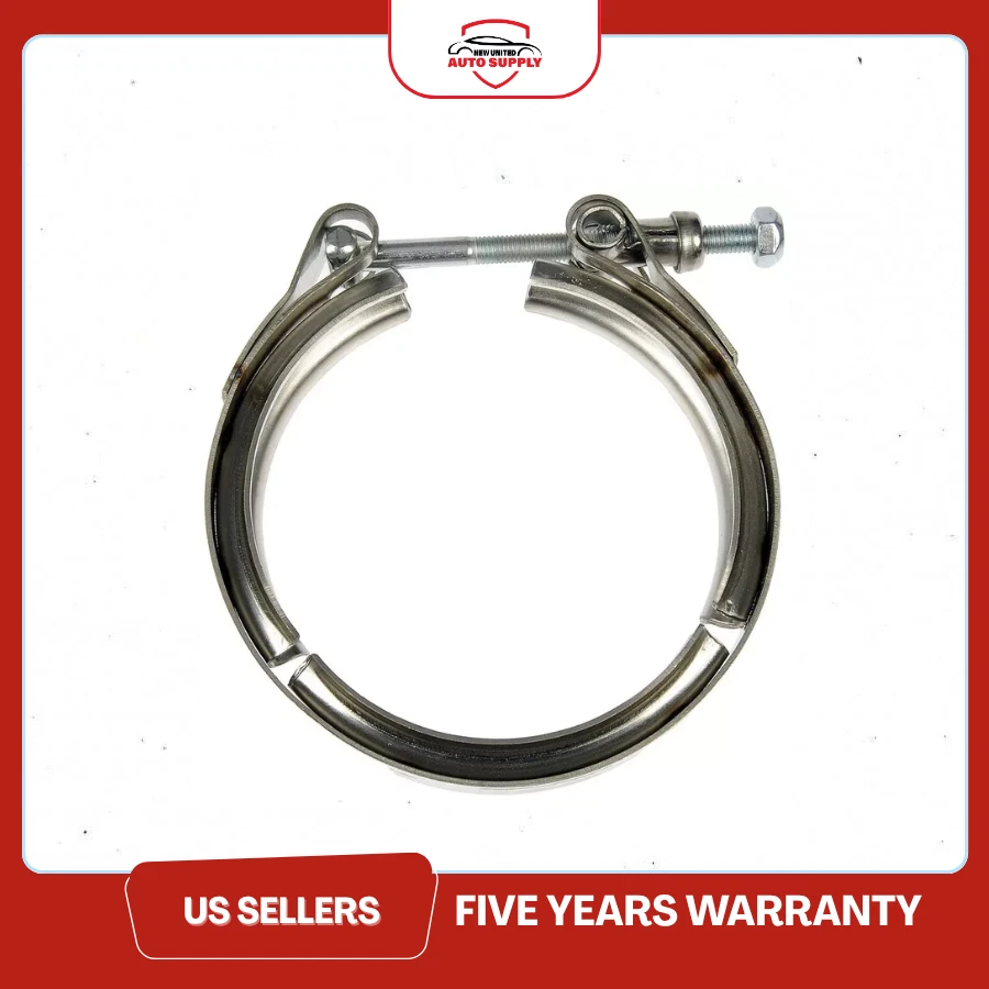 Braçadeira de escape para 2005-2006 Chevrolet Silverado 3500 Turbo 6.6L V8 DIESEL OHV - Imagem 1 de 2