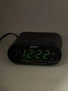 Sony Dream Machine Clock/Radio   Am/FM Model ICF-C218 New Battery - Picture 1 of 8