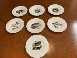 Antique Alfred Meakin Audubon Birds of America Dessert/bread Plates Lot of 7 - Picture 1 of 15