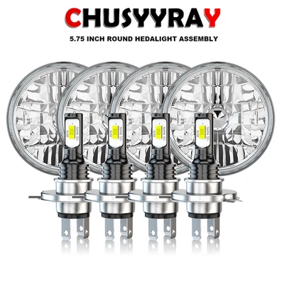 Faros LED 4 piezas 5,75" 5-3/4" pulgadas para camioneta GMC C15/C1500 1961-1972 C2500 Foto 1 de 4