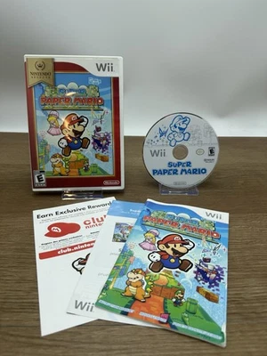 Super Paper Mario (Nintendo Wii, 2007) CIB Tested, Complete w/ Manual - Image 1 of 4