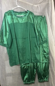 Juego de 2 piezas verde Pj 3X (funciona pequeño 1x o 2x) bolsillos de carga cinturón verde brillante - Imagen 1 de 9